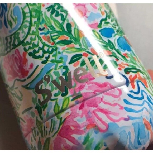 New Lilly Pulitzer + Starbucks S'well Sirens Calling Mermaid Water Bottle - Picture 3 of 4